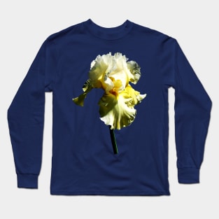 Irises - Pale Yellow Iris Long Sleeve T-Shirt